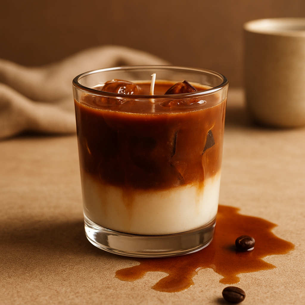 Coffee Bliss Soy Wax Scented Candle – Pack of 6 Pure Aroma