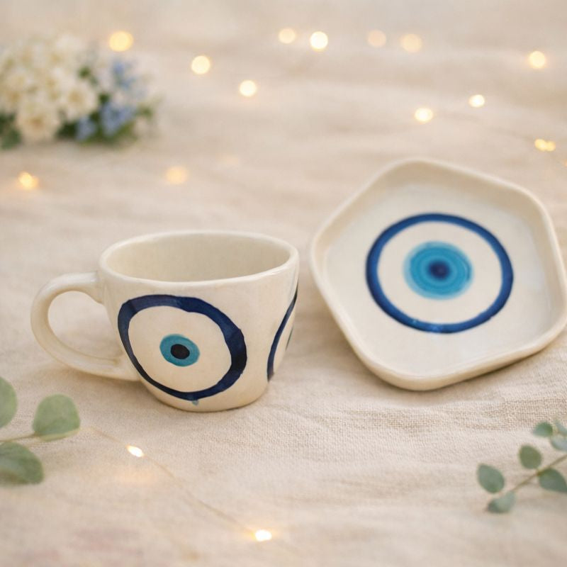 Ceramic Cup and Saucer