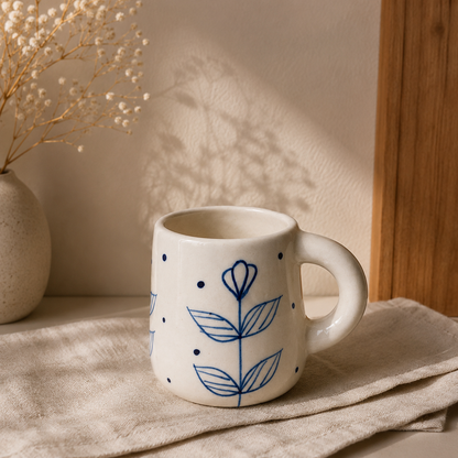 Indigo Bloom Mug