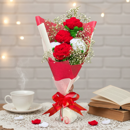 Crochet Rose Flower Bouquet | Roses