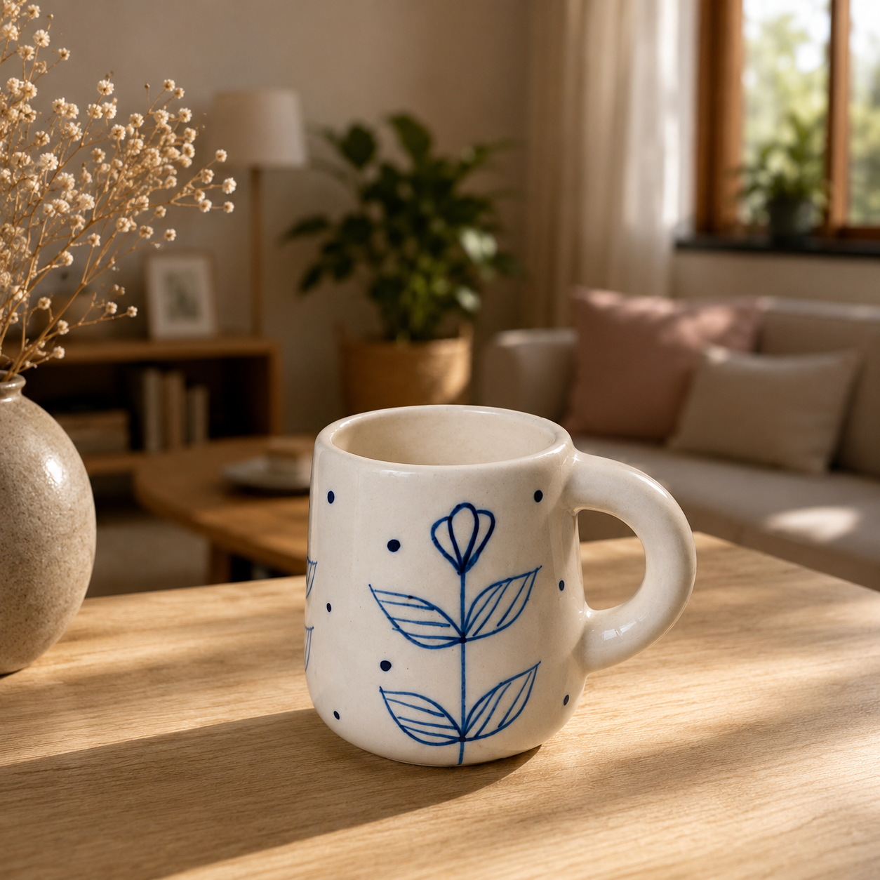 Indigo Bloom Mug