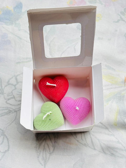 Blush Heart Candle