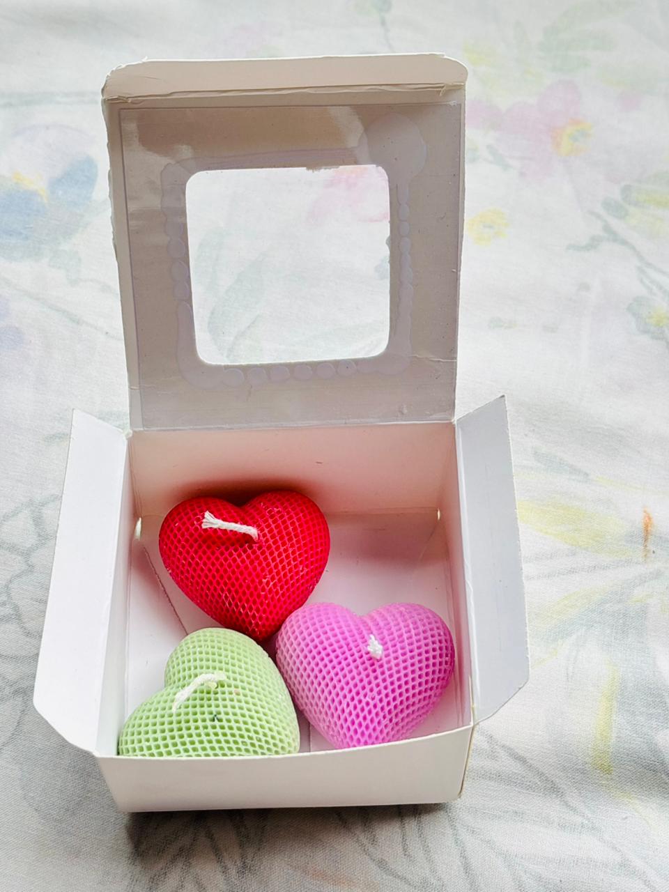 Blush Heart Candle