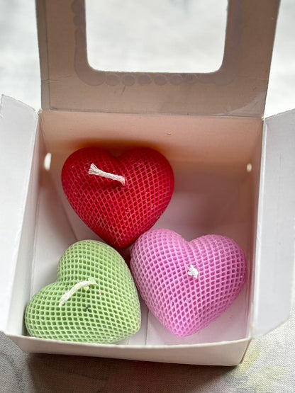 Blush Heart Candle