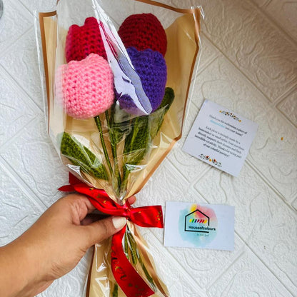 Forever Tulip Crochet Bouquet