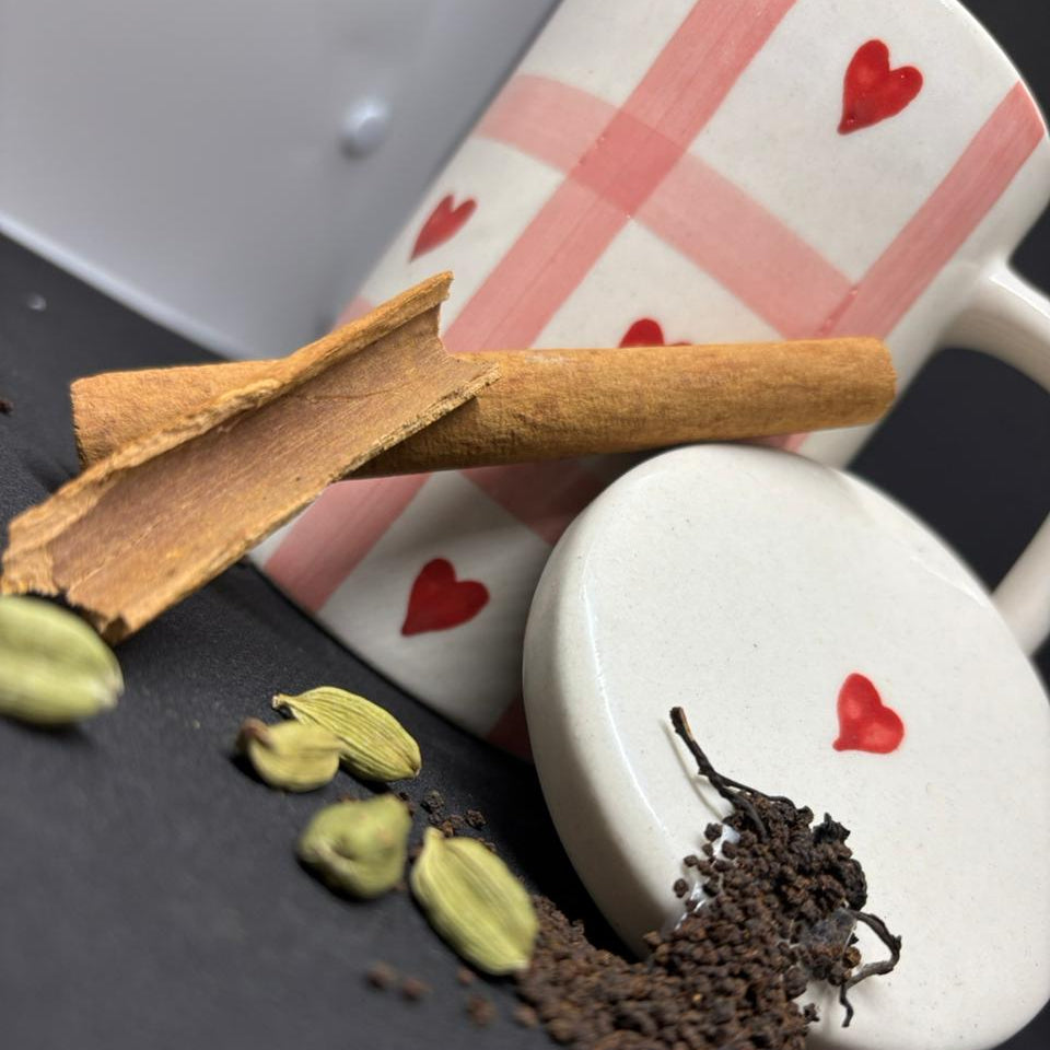 Heart Latte Mug Set