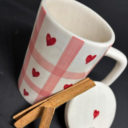 Heart Latte Mug Set