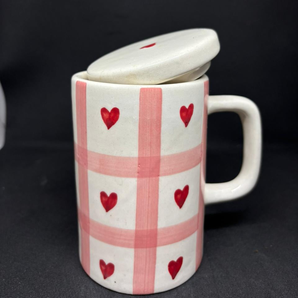 Heart Latte Mug Set