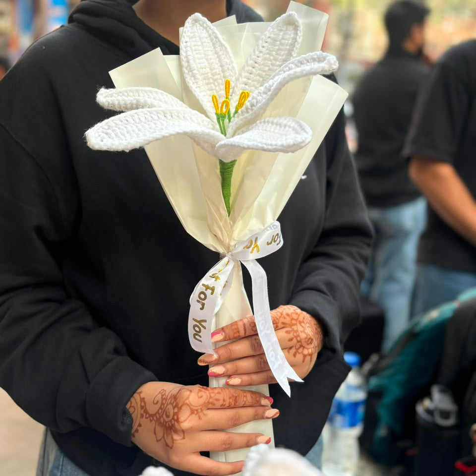 Forever White Lily Bouquet