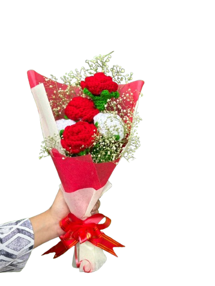 Crochet Rose Flower Bouquet | Roses