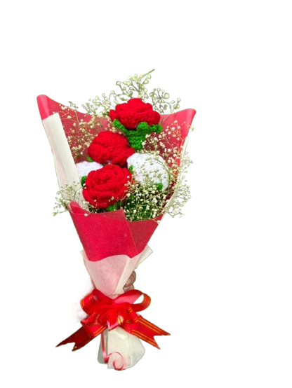 Crochet Rose Flower Bouquet | Roses