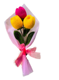 Crochet Tulip Bouquet | 3 Flower bouquet